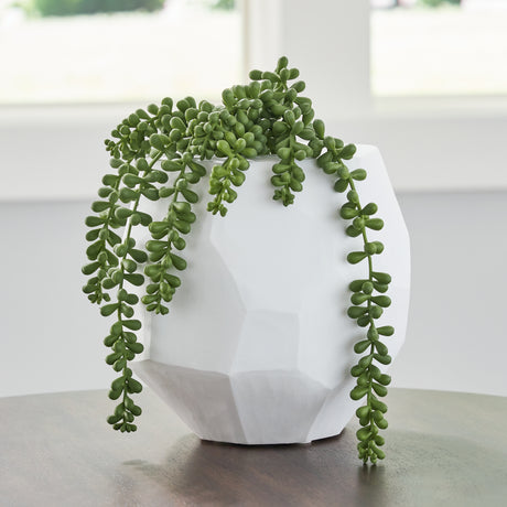 Furniture City Houma - Ashley Furniture - Karenton Vase - Vase / White - A2000720