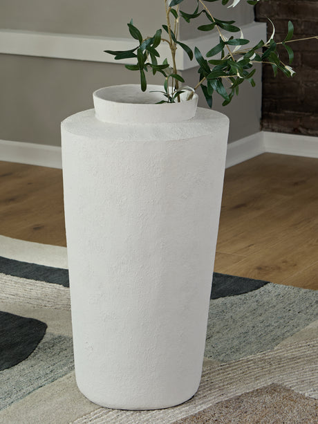 Furniture City Houma - Ashley Furniture - Flurinworth Vase - Vase / Cream - A2000768