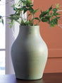 Furniture City Houma - Ashley Furniture - Baychester Vase - Vase / Antique Green - A2000806
