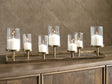 Furniture City Houma - Ashley Furniture - Wallmond Candle Holder - Candle Holder / Antique Brass Finish - A2000820