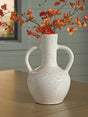 Furniture City Houma - Ashley Furniture - Dallinworth Vase - Vase / White/Black - A2000831