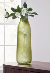 Furniture City Houma - Ashley Furniture - Scottyard Vase - Vase / Olive Green - A2900009