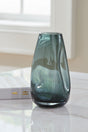 Furniture City Houma - Ashley Furniture - Beamund Vase (Set of 2) - Vase (2/CS) / Teal Blue - A2900010