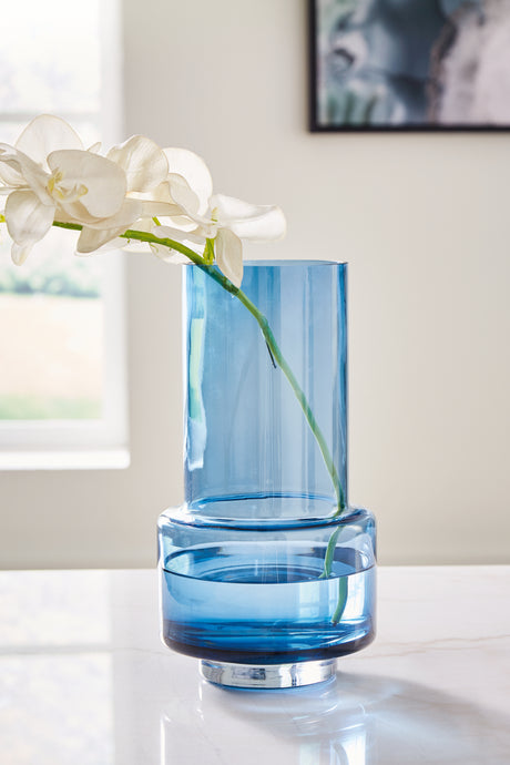 Furniture City Houma - Ashley Furniture - Bealen Vase - Vase / Dark Blue - A2900013