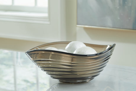 Furniture City Houma - Ashley Furniture - Solariston Bowl - Bowl / Gray/Brown - A2900016