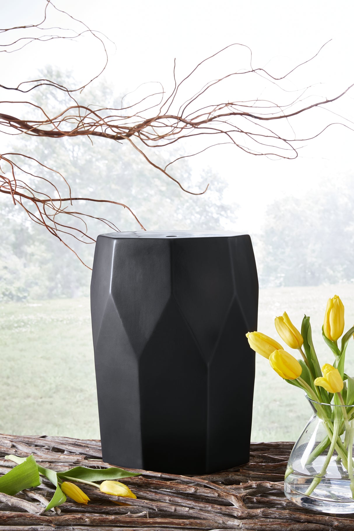 Furniture City Houma - Ashley Furniture - Rhysworth Stool - Stool / Black - A3000632