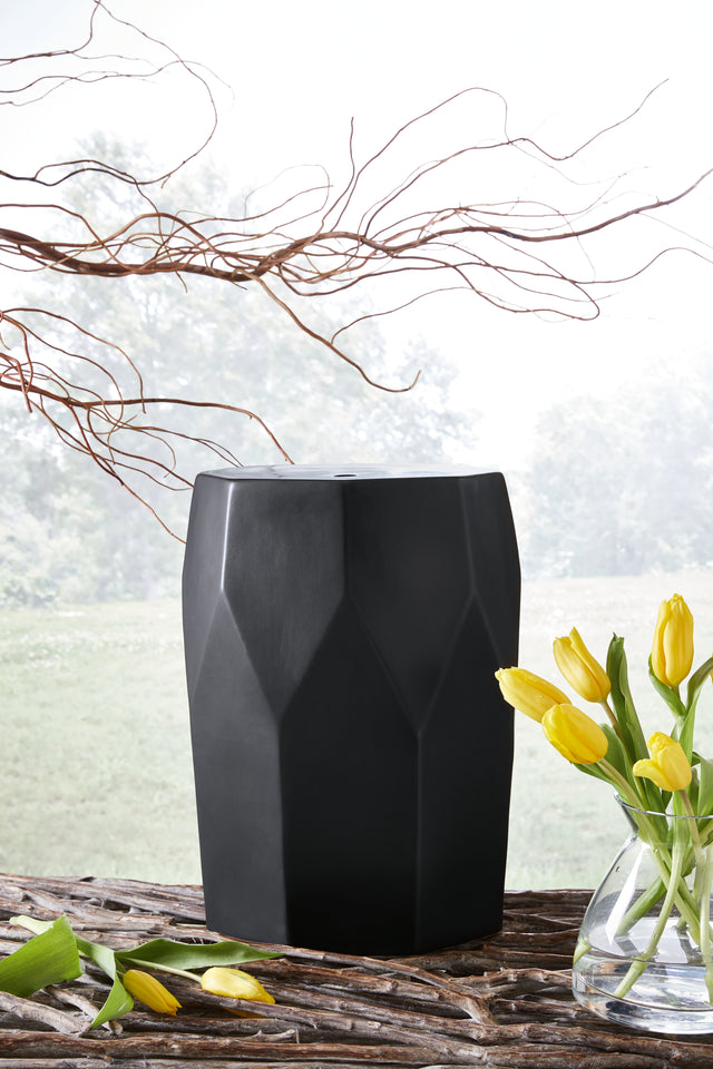 Furniture City Houma - Ashley Furniture - Rhysworth Stool - Stool / Black - A3000632