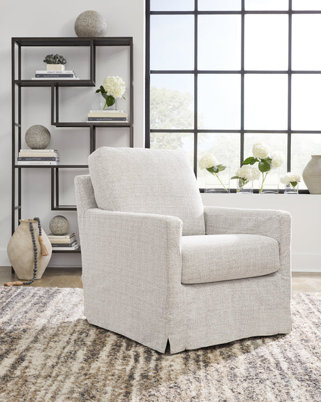 Furniture City Houma - Ashley Furniture - Nenana Next-Gen Nuvella Swivel Glider Accent Chair - Swivel Glider Accent Chair / Denim - A3000646