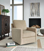 Furniture City Houma - Ashley Furniture - Icaman Swivel Accent Chair - Swivel Accent Chair / Sand - A3000728