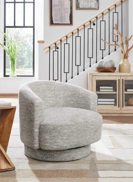 Furniture City Houma - Ashley Furniture - Wardsor Swivel Accent Chair - Swivel Accent Chair / Stone - A3000731