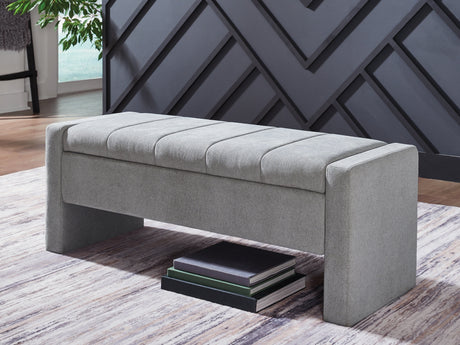 Furniture City Houma - Ashley Furniture - Akselman Storage Bench - Storage Bench / Gray / 50"W x 19"D x 19"H - A3000744