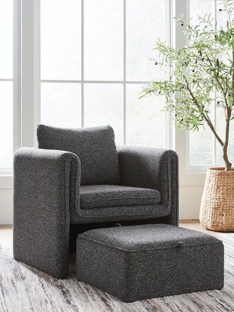 Furniture City Houma - Ashley Furniture - Vreni Accent Chair - Accent Chair / Charcoal/Black - A3000754