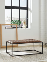 Furniture City Houma - Ashley Furniture - Junsor Coffee Table Ottoman - Cocktail Ottoman - A3000826