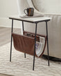 Furniture City Houma - Ashley Furniture - Etanbury Accent Table - Accent Table / Brown/Black/White - A4000254