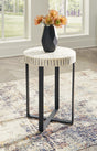 Furniture City Houma - Ashley Furniture - Crewridge Accent Table - Accent Table / Black/Cream - A4000530