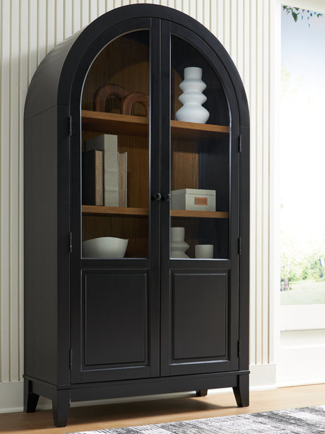 Furniture City Houma - Ashley Furniture - Dagandale Accent Cabinet - Accent Cabinet / Natural/Black - A4000705
