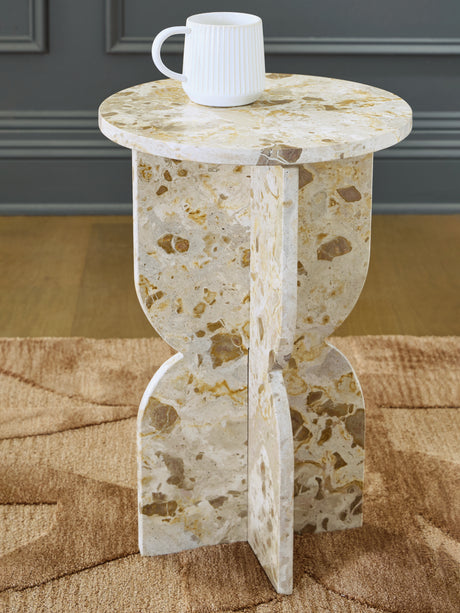 Furniture City Houma - Ashley Furniture - Treygan Accent Table - Accent Table / Beige - A4000647