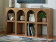 Furniture City Houma - Ashley Furniture - Luzmanacy Console Sofa Table - Console Sofa Table / Natural Brown - A4000664