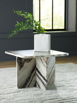 Furniture City Houma - Ashley Furniture - Baretton Accent Coffee Table - Accent Cocktail Table / Black/White/Taupe - A4000670