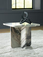 Furniture City Houma - Ashley Furniture - Baretton Accent Coffee Table - Accent Cocktail Table / Black/White/Taupe - A4000671