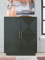 Furniture City Houma - Ashley Furniture - Geirwood Accent Cabinet - Accent Cabinet / Dark Green - A4000676