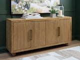 Furniture City Houma - Ashley Furniture - Niam Accent Cabinet - Accent Cabinet / Light Antique Beige - A4000684