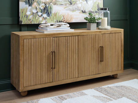 Furniture City Houma - Ashley Furniture - Niam Accent Cabinet - Accent Cabinet / Light Antique Beige - A4000684
