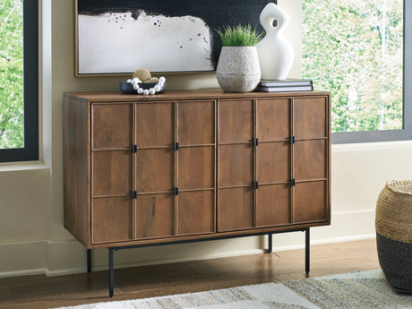 Furniture City Houma - Ashley Furniture - Juddins Accent Cabinet - Accent Cabinet / Brown - A4000692