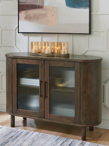 Furniture City Houma - Ashley Furniture - Mayridge Accent Cabinet - Accent Cabinet / Medium Brown - A4000694
