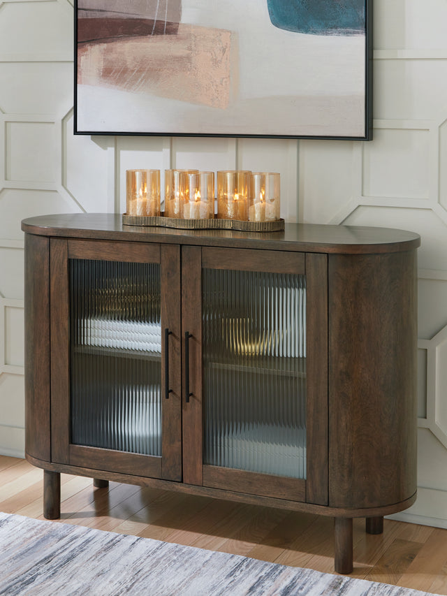 Furniture City Houma - Ashley Furniture - Mayridge Accent Cabinet - Accent Cabinet / Medium Brown - A4000694