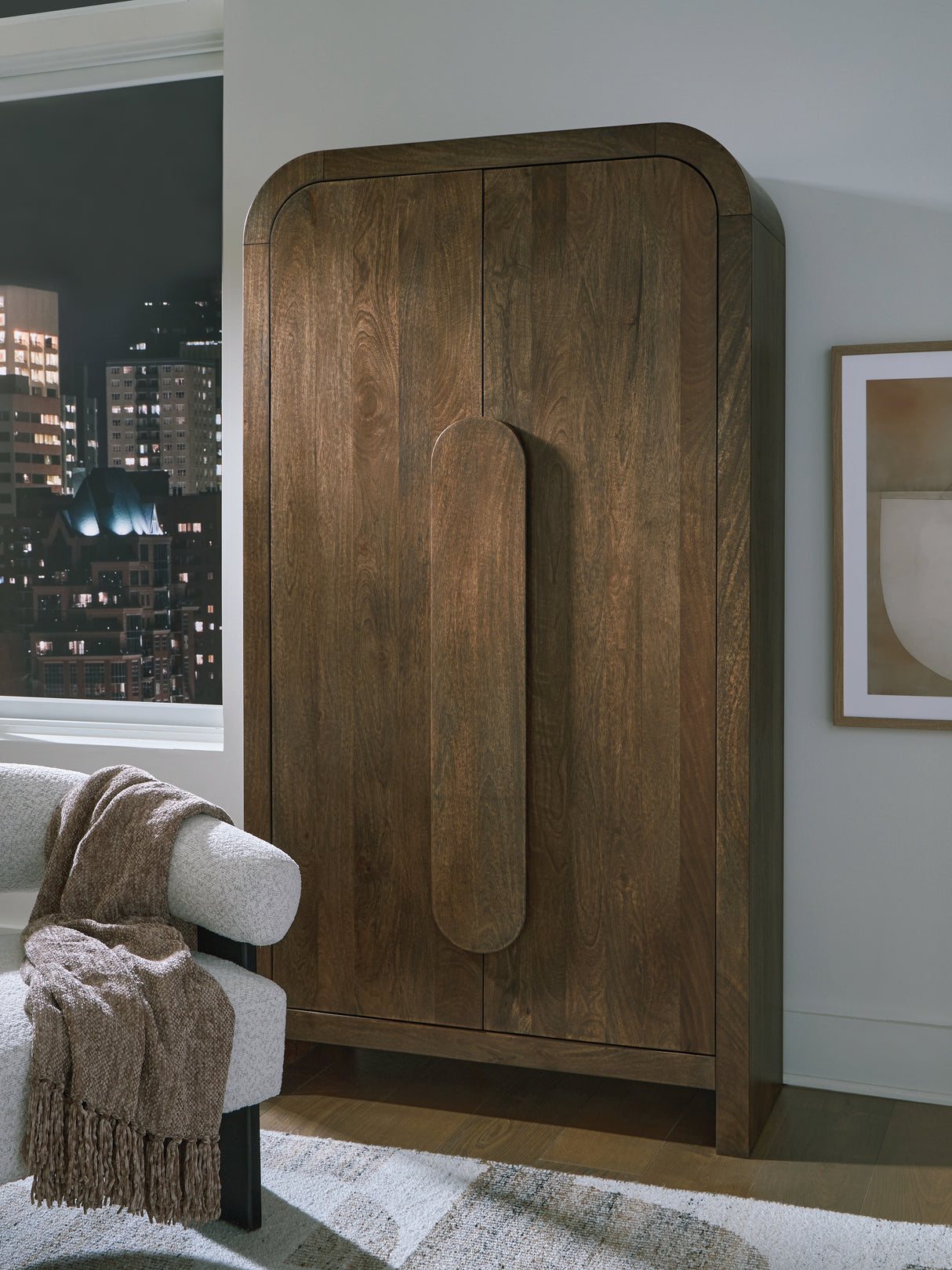 Furniture City Houma - Ashley Furniture - Thoren Accent Cabinet - Accent Cabinet / Medium Brown - A4000699