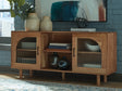 Furniture City Houma - Ashley Furniture - Adway Accent Cabinet - Accent Cabinet / Natural Brown - A4000709