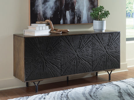 Furniture City Houma - Ashley Furniture - Lavinmont Accent Cabinet - Accent Cabinet / Multi Brown - A4000710