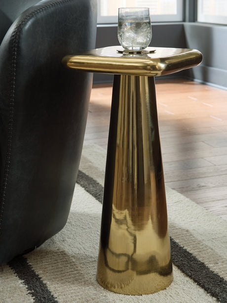 Furniture City Houma - Ashley Furniture - Dallenburg Accent Table - Accent Table / Gold Finish - A4000717