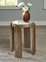 Furniture City Houma - Ashley Furniture - Gavrilley Accent Table - Accent Table / Gray/White/Brown - A4000722