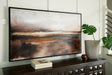 Furniture City Houma - Ashley Furniture - Drewland Wall Art - Wall Art / Black/Brown/Orange - A8000375