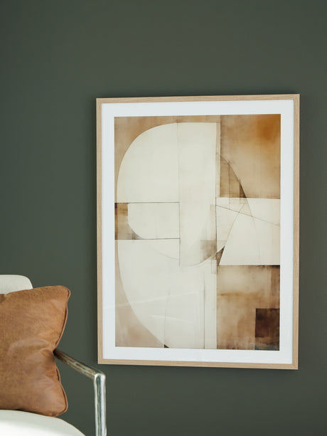 Furniture City Houma - Ashley Furniture - Corlain Wall Art - Wall Art / Brown/Tan/White - A8000407