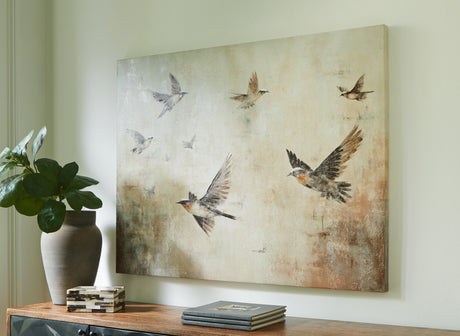 Furniture City Houma - Ashley Furniture - Collmund Wall Art - Wall Art / Gray/Brown - A8000413