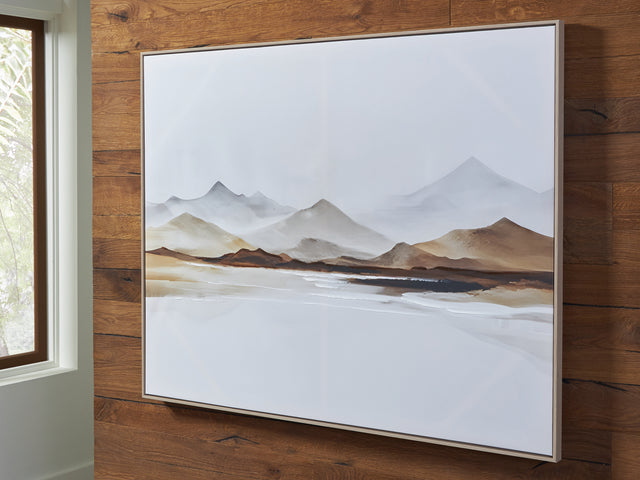 Furniture City Houma - Ashley Furniture - Karalen Wall Art - Wall Art / White/Gray/Brown - A8000465