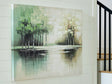 Furniture City Houma - Ashley Furniture - Garlenridge Wall Art - Wall Art / Green/Tan/White - A8000470