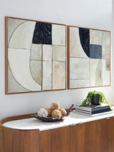 Furniture City Houma - Ashley Furniture - Bexlen Wall Art (Set of 2) - Wall Art Set (Set of 2) / Tan/Taupe/Black - A8000498
