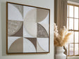 Furniture City Houma - Ashley Furniture - Harelman Wall Art - Wall Art / Tan/Taupe/White - A8000502