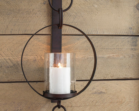 Furniture City Houma - Ashley Furniture - Ogaleesha Wall Decor - Wall Sconce / Brown - A8010036