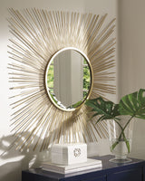 Furniture City Houma - Ashley Furniture - Elspeth Accent Mirror - Accent Mirror / Gold Finish - A8010124