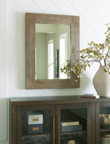 Furniture City Houma - Ashley Furniture - Waltleigh Mirror - Accent Mirror / Distressed Brown - A8010277