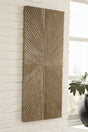 Furniture City Houma - Ashley Furniture - Lenora Wall Decor - Wall Decor / Distressed Brown - A8010280