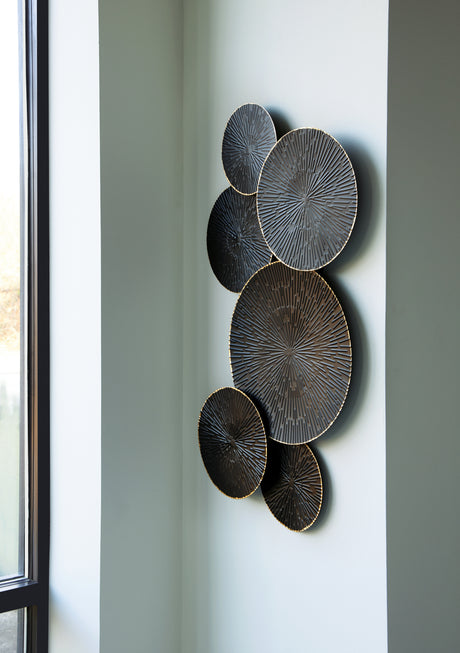 Furniture City Houma - Ashley Furniture - Rhetlen Wall Decor - Wall Decor / Black/Gold Finish - A8010301