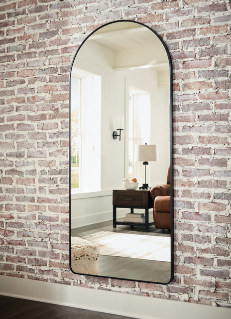 Furniture City Houma - Ashley Furniture - Sethall Mirror - Floor Mirror / Black - A8010307