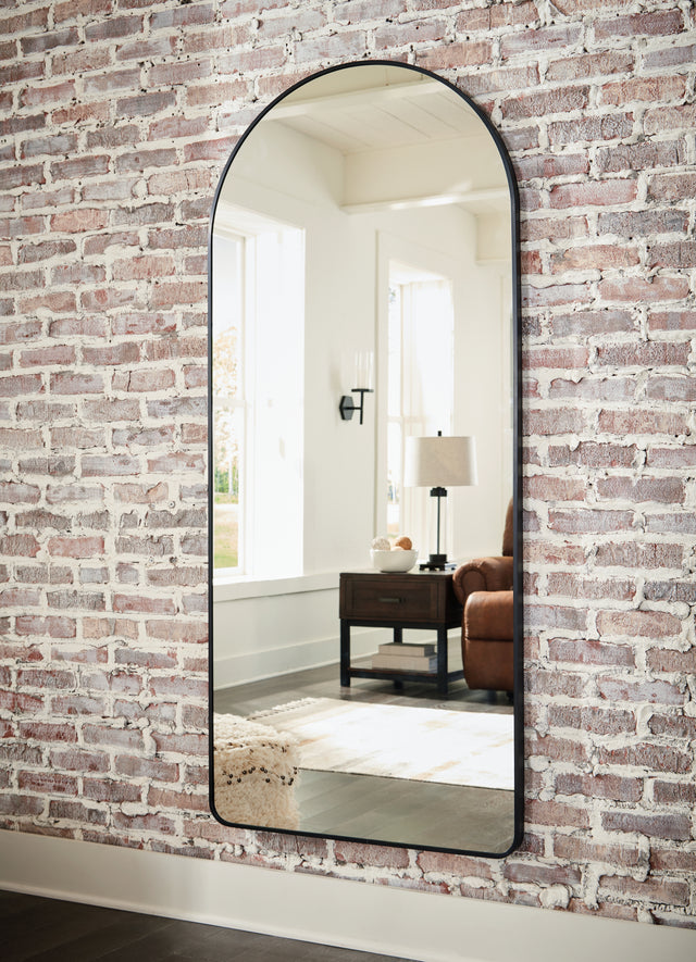 Furniture City Houma - Ashley Furniture - Sethall Mirror - Floor Mirror / Black - A8010307