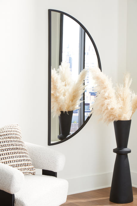Furniture City Houma - Ashley Furniture - Denlow Accent Mirror - Accent Mirror / Black - A8010333